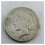 1926 S Silver Peace Dollar