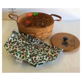 Longaberger 1993 Basket, has some discoloration