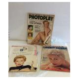 Modern screen movie star magazines show roughness