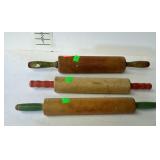 Rolling pins - lot of three