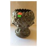 Ceramic planter, pinecone shaped