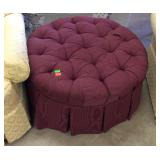 Ottoman, nice center room style with burgundy