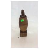 Statue - wooden man in barrel figure