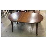 Red painted decor wooden tote box, handled tool