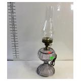 Flint Glass Lamp, this lamp oil style base but is