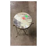 Plant stand, this mid century design with gold