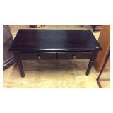 Modern Coffee Table, black finish color by