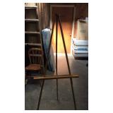 Artist easel, folding field type