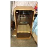 Electronics cabinet 20x20x43, full glass front