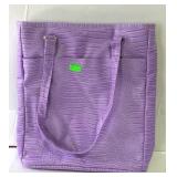 Purple snakeskin design purse