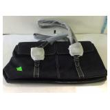 Suede black purse