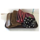 Tray of makeup bags