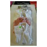 Five ladies button down shirts 12, M, and PL