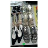 Group of ladies shoes size 7 and 7.5