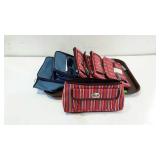Tray of makeup bags