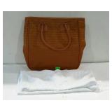Estée Lauder orange tote