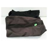 Two tote travel bags