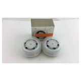Three clarisonic replacement head brushes