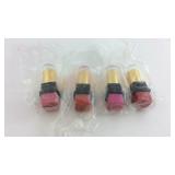 Four Chanel lipsticks