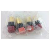 Four Chanel lipsticks
