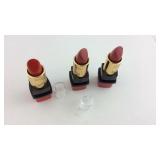 Three Chanel lipsticks