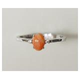Sterling Silver Mexican Fire Opal Ring