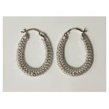 Sterling Silver Hoop Earrings