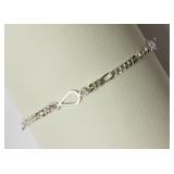 Sterling Silver Bracelet (approx wt. 3.9g)