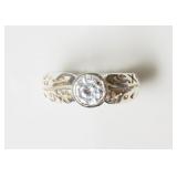Sterling Silver Cubic Zirconia Ring