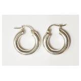 Sterling Silver Hoop Earrings