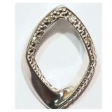 Sterling Silver Diamond Pendant