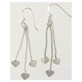Sterling Silver (approx 2.00g) Heart Shaped