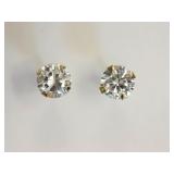 14kt Yellow Gold Cubic Zirconia (approx 0.32g)