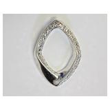 Sterling Silver Diamond (approx 2.00g) Pendant