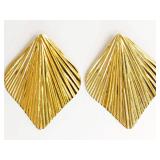 High Fashion Gold Plated Two Bracelet & Earrings