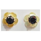 14kt Yellow Gold Black Diamond (0.18ct) with