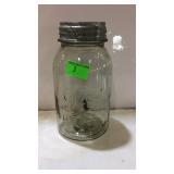 "Drey" Perfect Mason clear glass canning jar