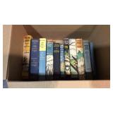 Collection of 11 older hardback books, novel