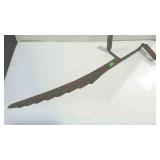 Vintage Farm Tool, Corn Fodder Cutting Knife in