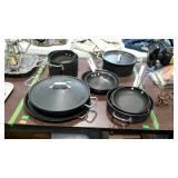 Cookware pots and pans, commercial aluminum
