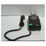 Bell Systems black wall mount rotary dial
