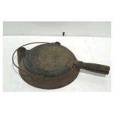 Wagner 8" cast iron stove burner top Waffle