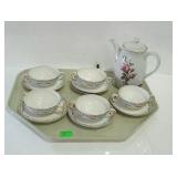 Coffee service china, early Japan electric coffee