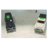 Two Ertl die cast truck banks with keys - one 1955