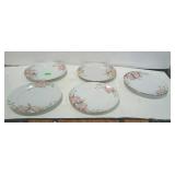 Noritake Azalea china - six 8-1/2" luncheon plates