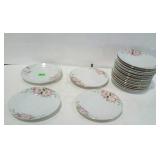 Noritake Azalea china - twenty 7-1/2" salad/cake