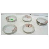 Noritake Azalea china - eight berry bowls