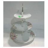 Noritake Azalea china - 3-tier tidbit server