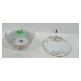 Noritake Azalea china- trivet and butter dish with