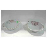 Noritake Azalea china - Two 9-1/2" double handled